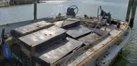 1987 50′ x 14′ x 3′ Steel Work Boat/Cargo Tug